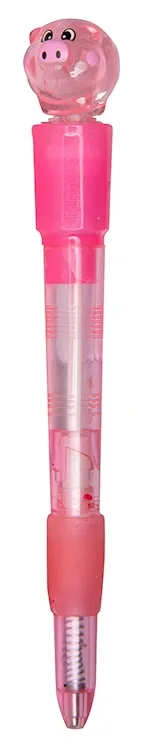 Imprinted Ballpoint Light Up Pig Pen — view 2