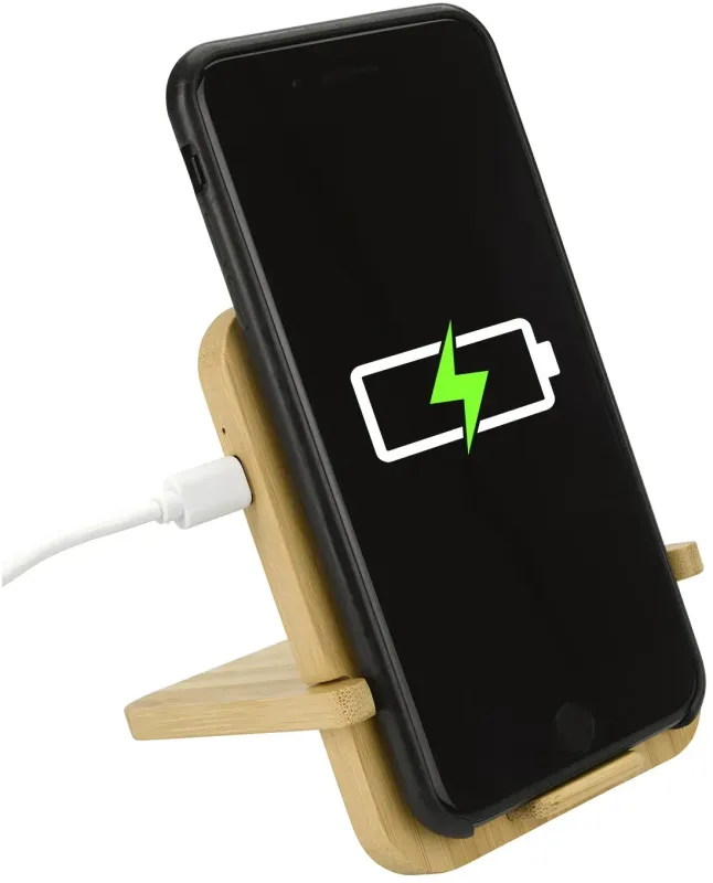 Bamboo Wireless Charger Stand (10W) — view 2