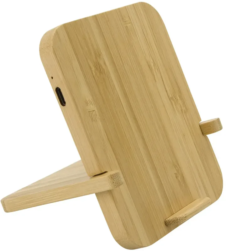 Bamboo Wireless Charger Stand (10W) — view 3