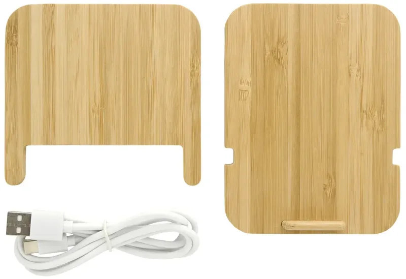 Bamboo Wireless Charger Stand (10W) — view 5