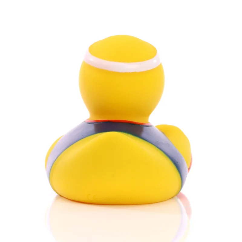 Custom Printed Basketball Rubber Duck — view 3
