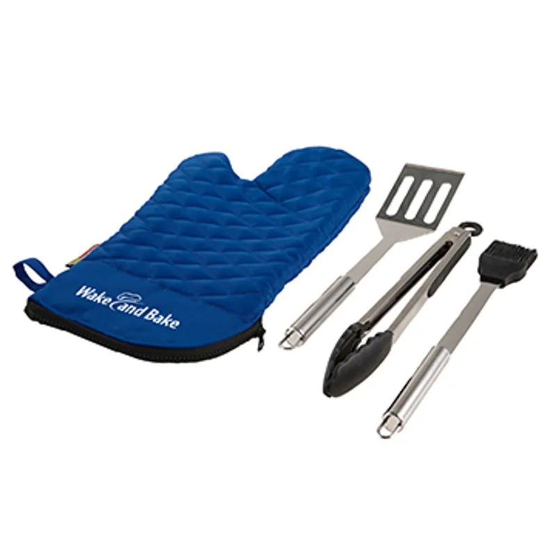 BBQ Grilling Mitt Kit — view 2