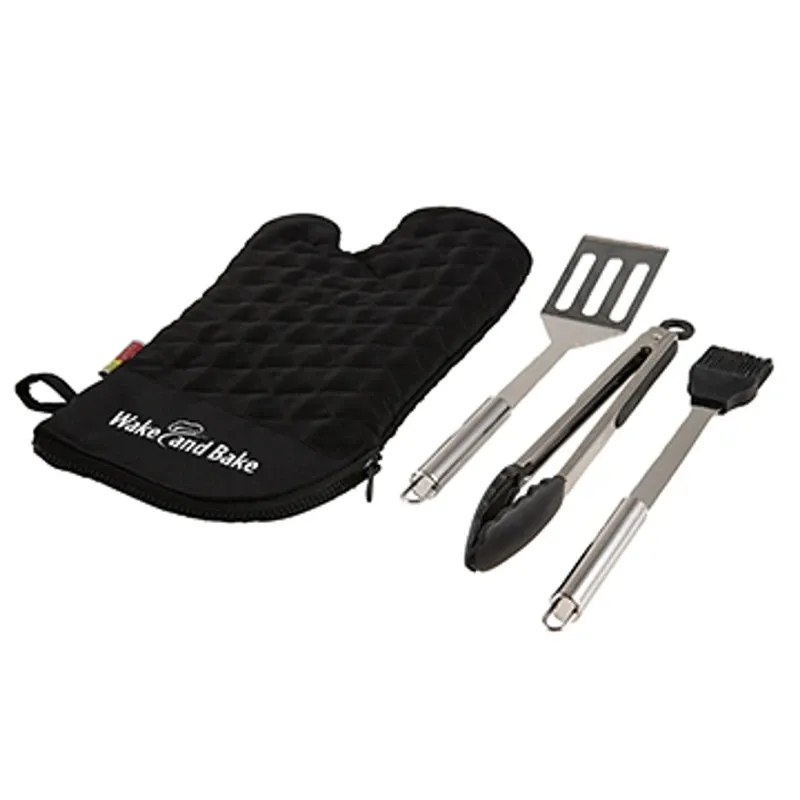 BBQ Grilling Mitt Kit