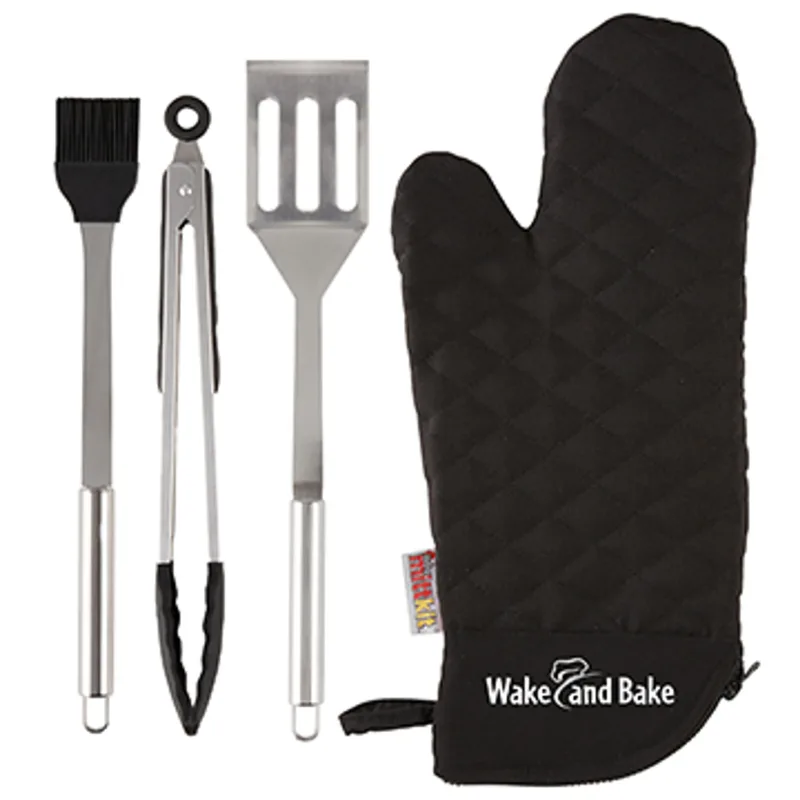 BBQ Grilling Mitt Kit — view 6