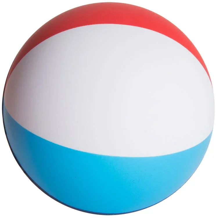 Custom Printed Beach Ball Stress Reliever — view 4