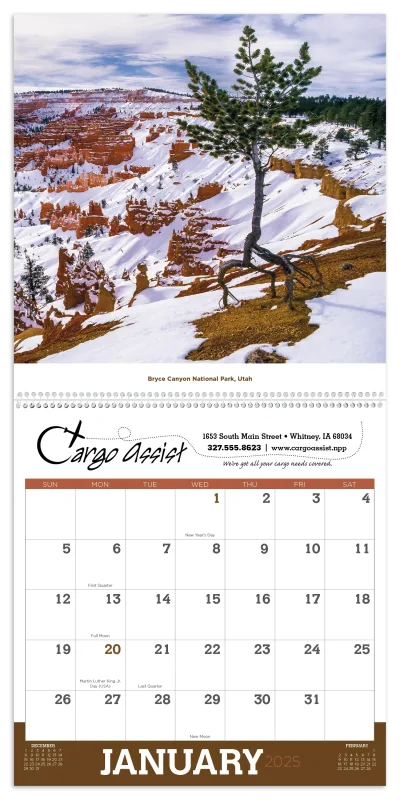 Custom Beautiful America Calendar — view 3
