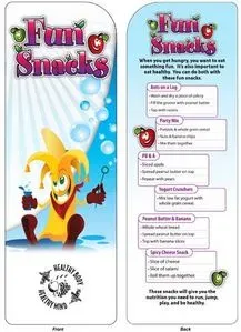 Promotional Bookmark - Fun Snacks