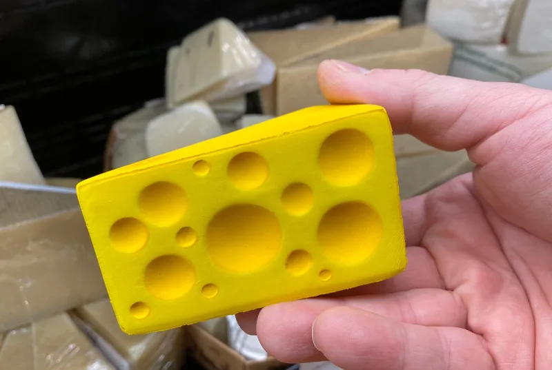 Cheese Wedge Stress Reliever — view 5