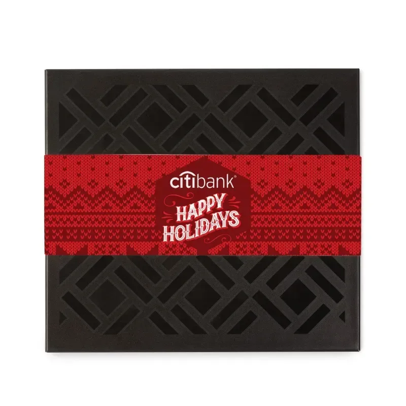 Custom Chocolate Gift Box with Gourmet Truffles & Belly Band — view 2
