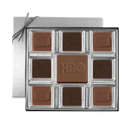 Custom Chocolate Squares Gift Box (13 1/2oz.) — view 8