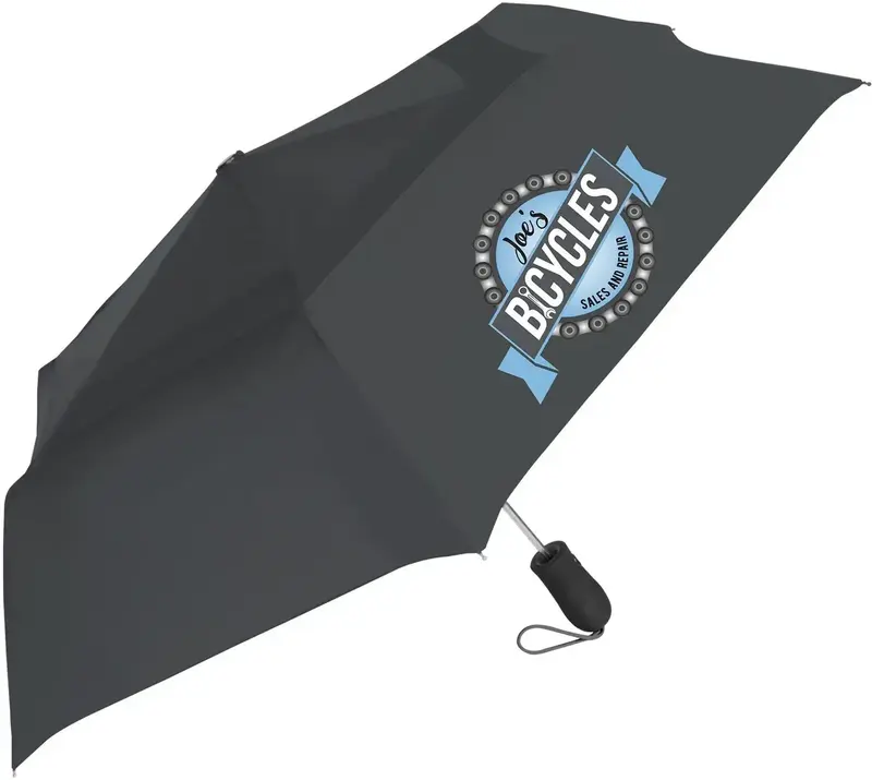 Compact Windjammer Vented Auto Open Umbrella - 42" Arc