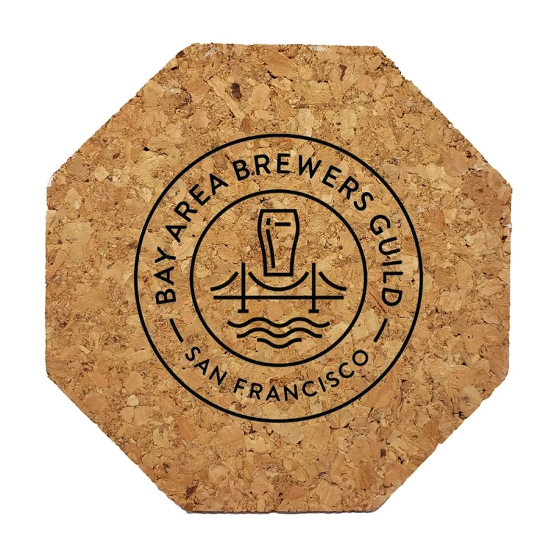 Customized Cork Coaster - Octagon — view 5