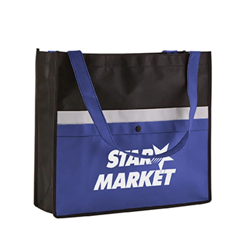 Corridor Non-Woven Snap Pocket Tote — view 3
