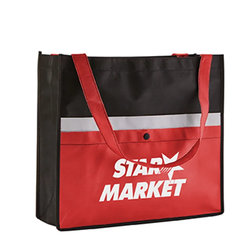 Corridor Non-Woven Snap Pocket Tote — view 4