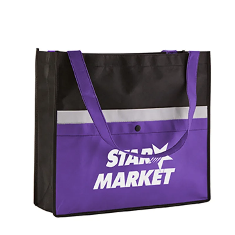 Corridor Non-Woven Snap Pocket Tote — view 5