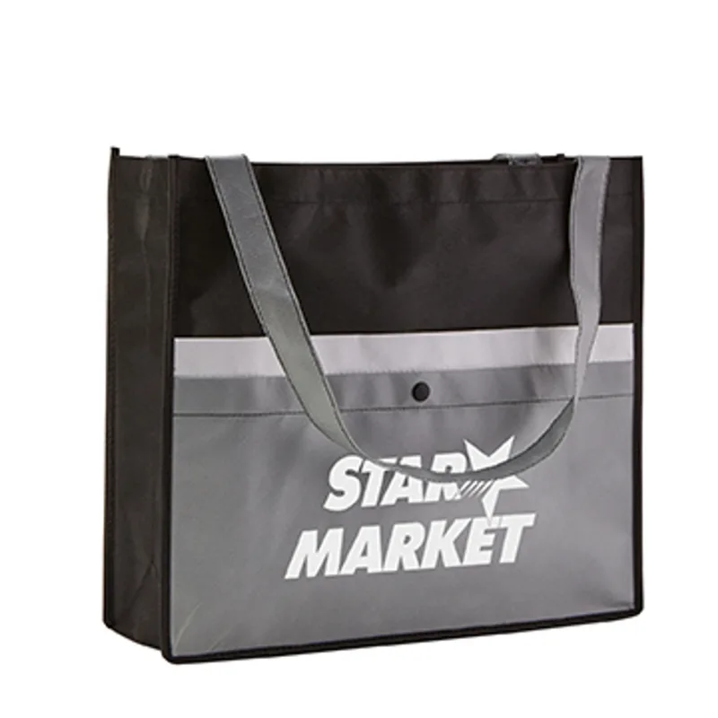 Corridor Non-Woven Snap Pocket Tote — view 8