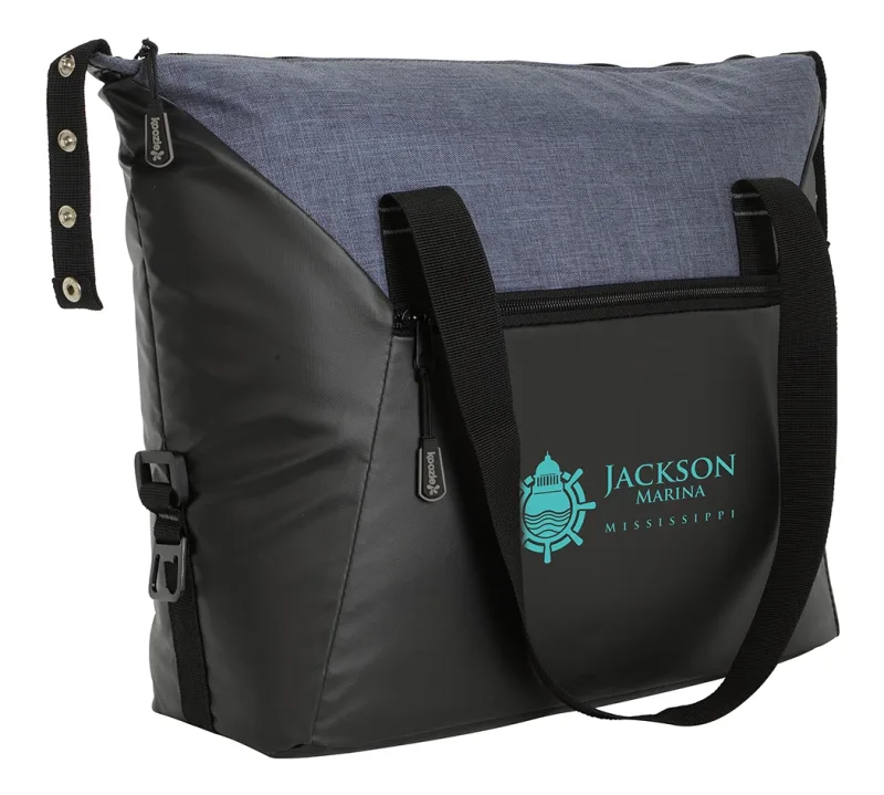 Custom Empire Recycled PVB Kooler Tote — view 2