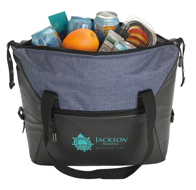 Custom Empire Recycled PVB Kooler Tote — view 3