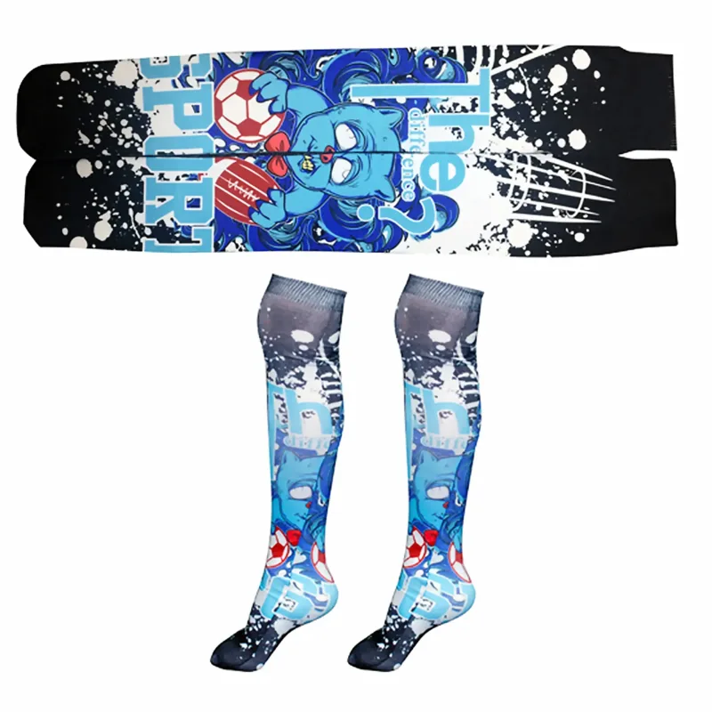 Custom Full Sublimated Sports Tube Socks — view 2