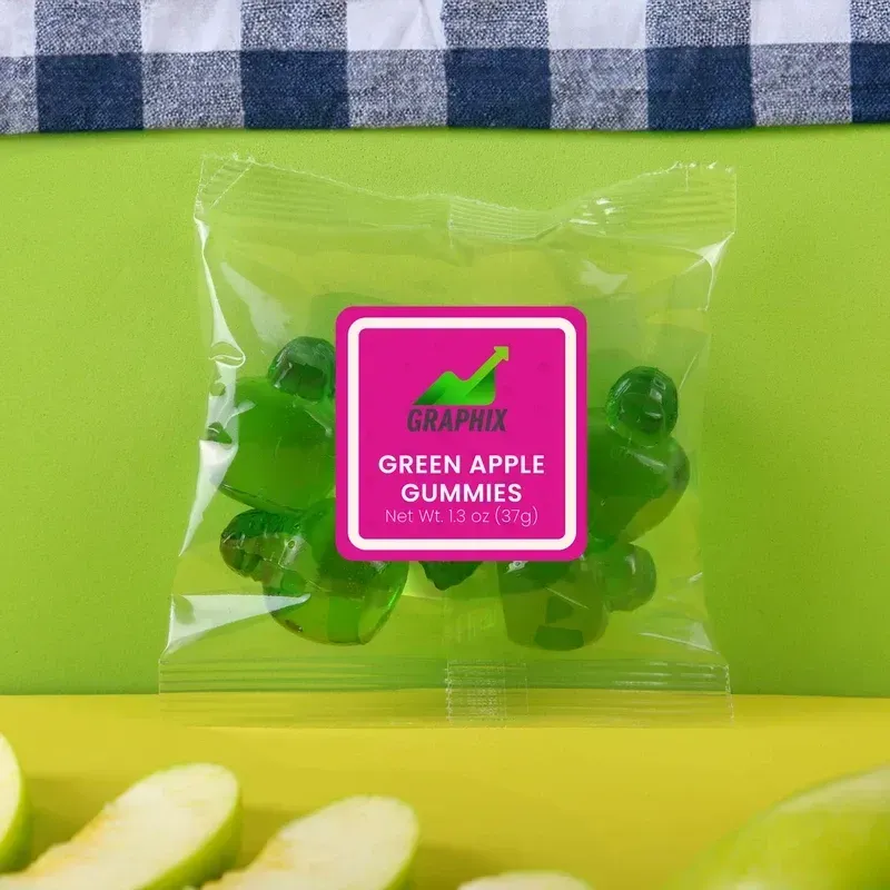 Green Apple Gummies Giveaway Packet 1.3 oz