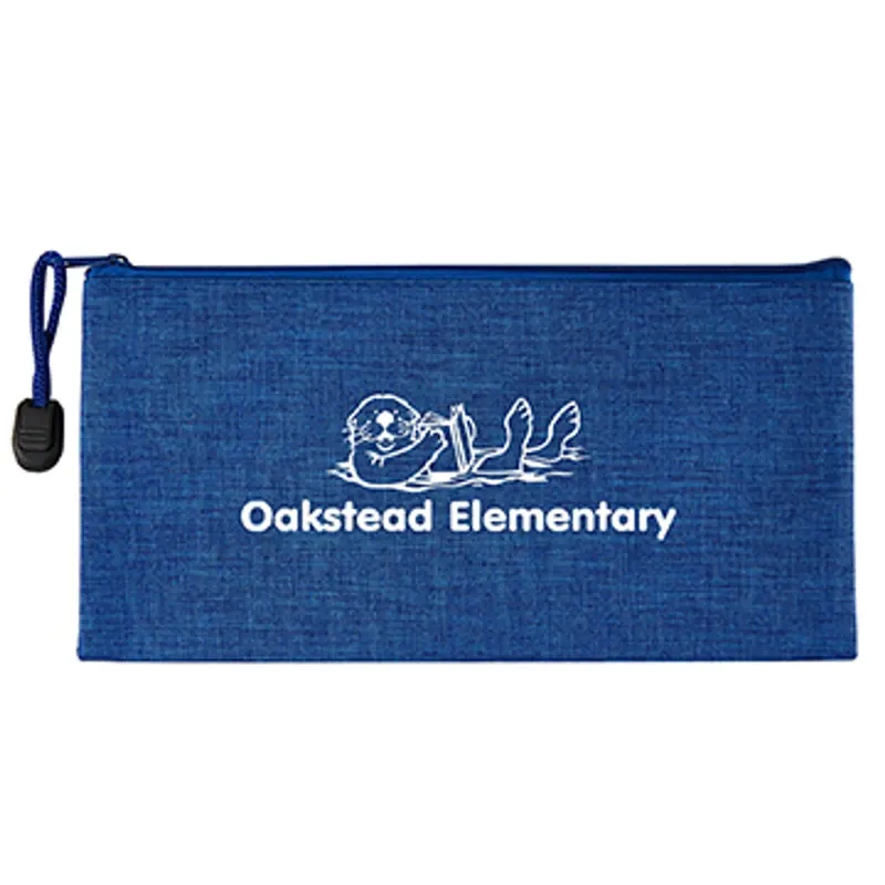 Heathered School Pouch