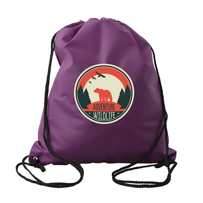 Jumbo Non Woven Drawstring Backpack — view 6