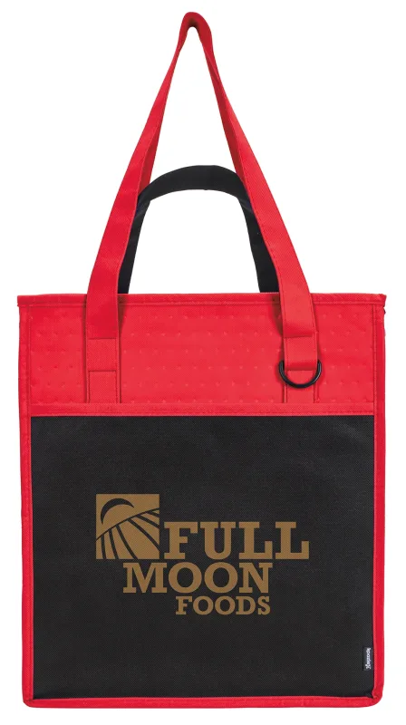 Custom Koozie® Insulated Supermarket Tote Bag — view 4