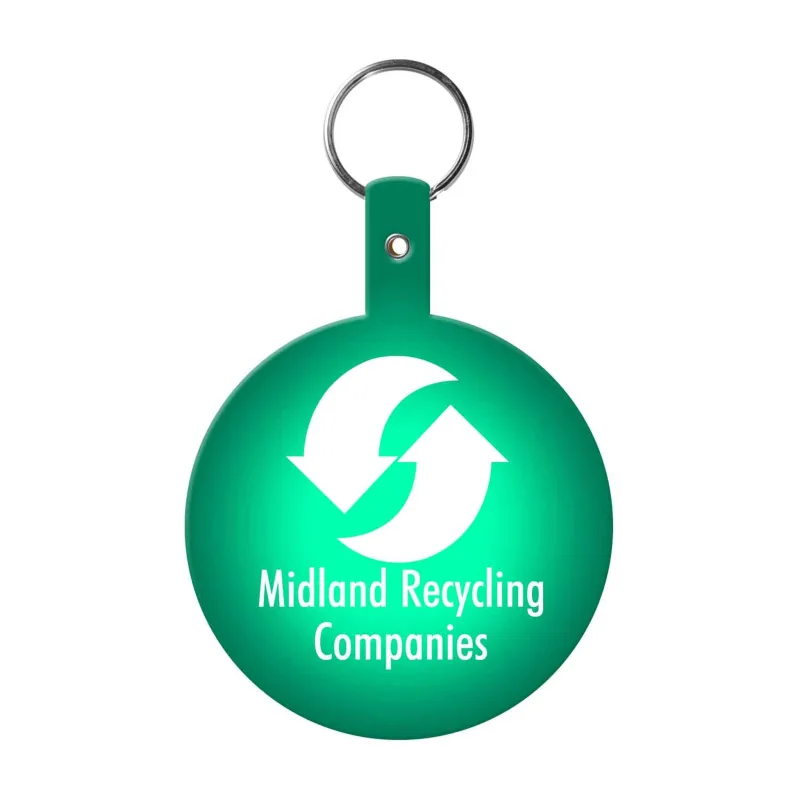 Large Circle Flexible Key Tag — view 12