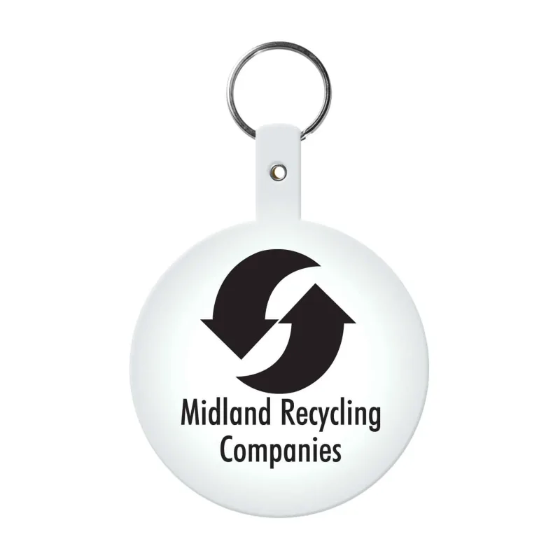 Large Circle Flexible Key Tag — view 13