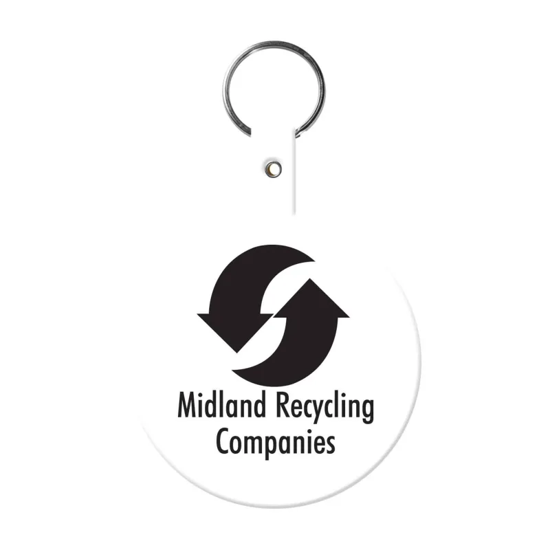 Large Circle Flexible Key Tag — view 8