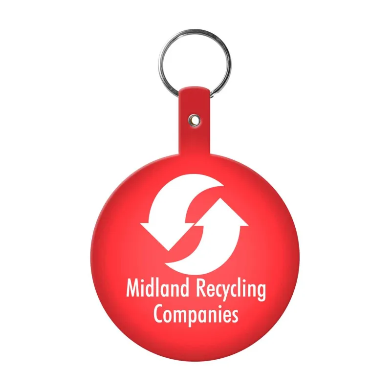 Large Circle Flexible Key Tag — view 9