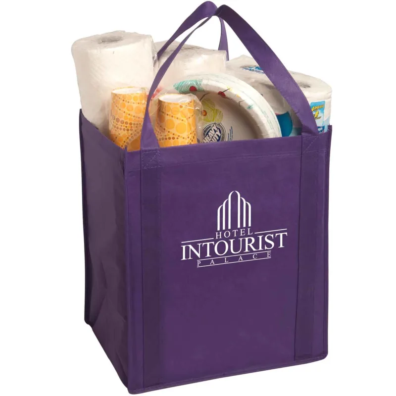 Large Non-Woven Grocery Tote — view 3