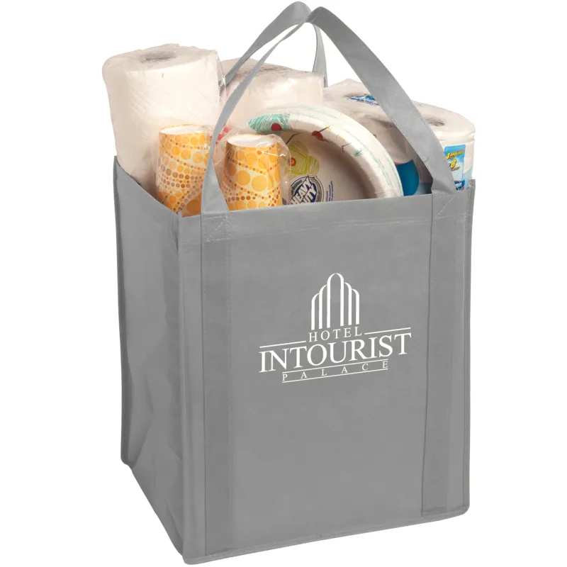 Large Non-Woven Grocery Tote — view 10