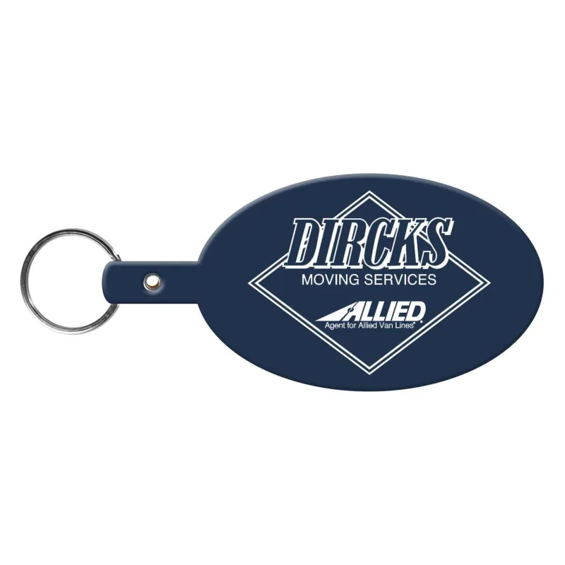 Large Oval Flexible Key Tag — view 11