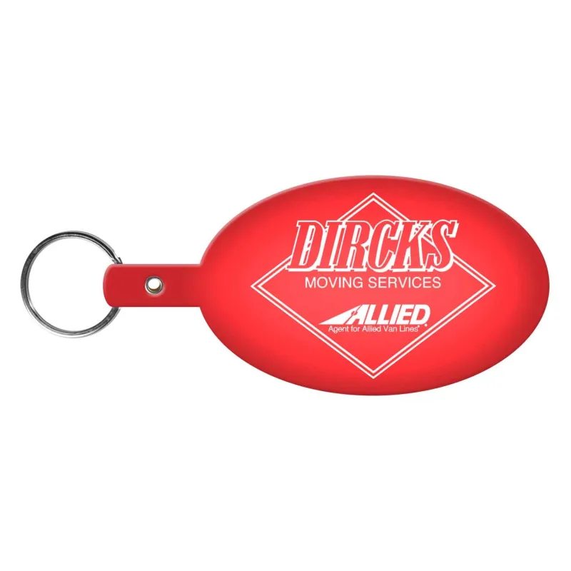 Large Oval Flexible Key Tag — view 7