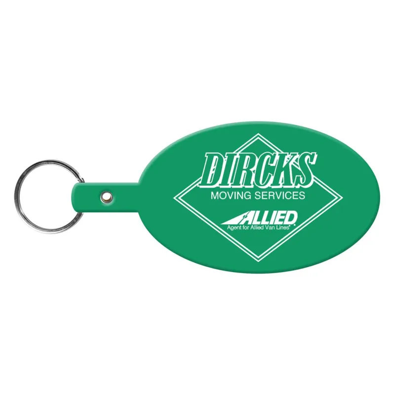 Large Oval Flexible Key Tag — view 9