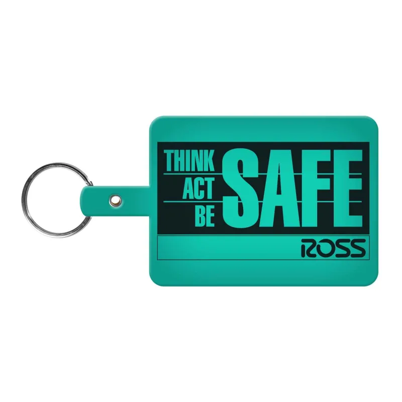 Large Rectangle Flexible Key Tag — view 15