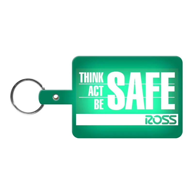 Large Rectangle Flexible Key Tag — view 24