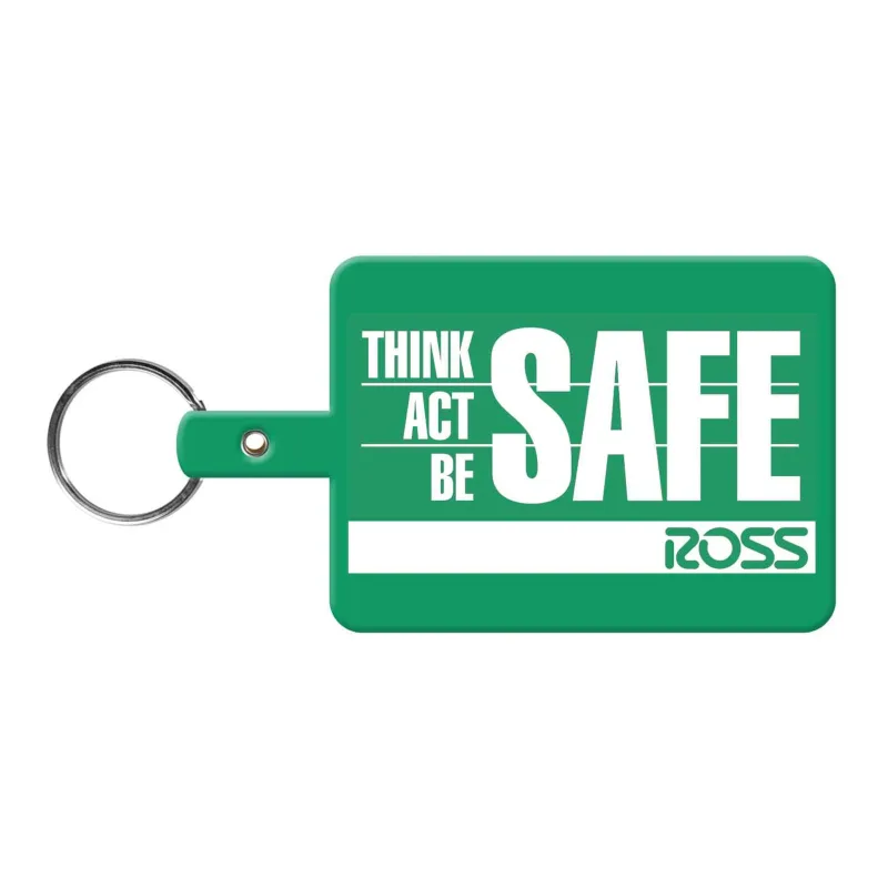 Large Rectangle Flexible Key Tag — view 9