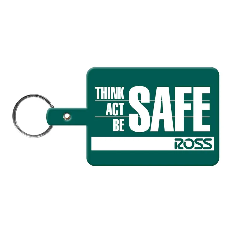 Large Rectangle Flexible Key Tag — view 10