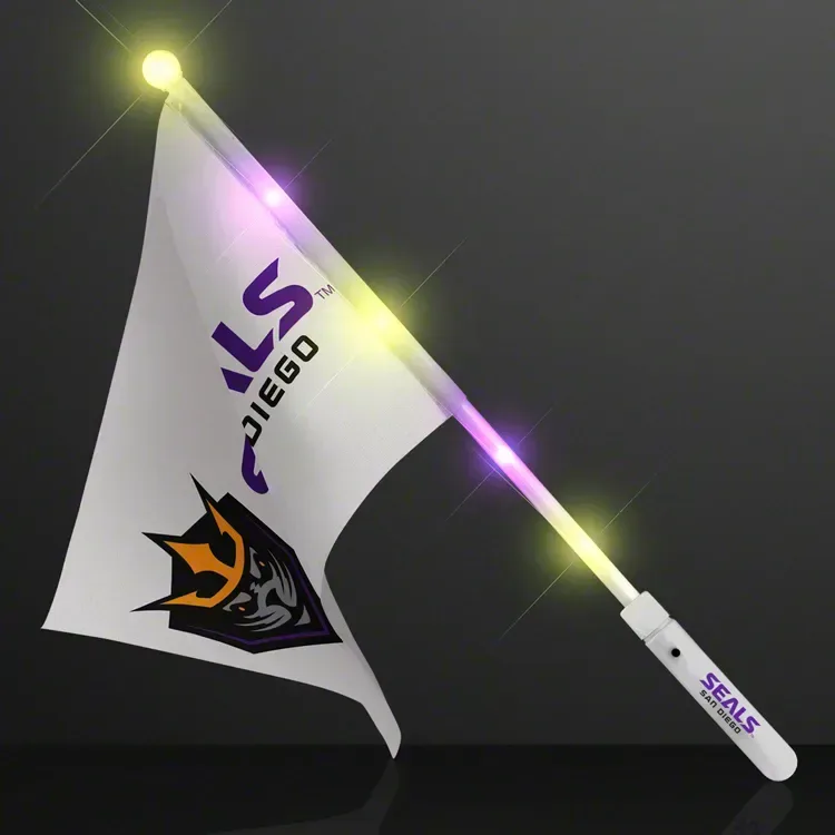Custom Light Up Rally Flag — view 2