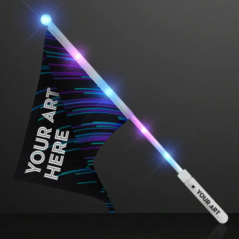 Custom Light Up Rally Flag — view 3