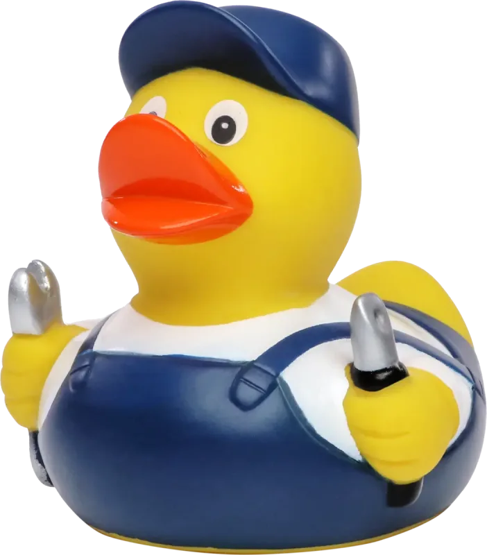Promotional Mechanic Rubber Duck — view 3