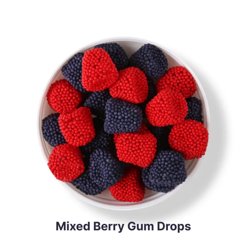 Mixed Berry Gumdrops Candy in a Jar — view 4