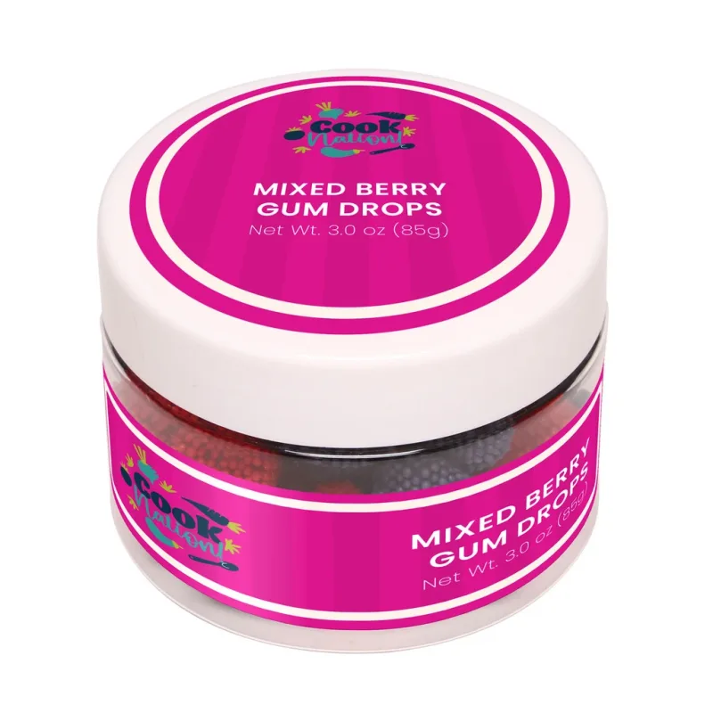 Mixed Berry Gumdrops Candy in a Jar — view 3