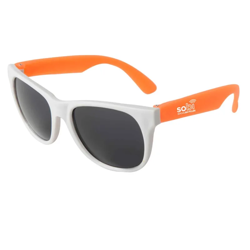 Neon Sunglasses: White Frame — view 2