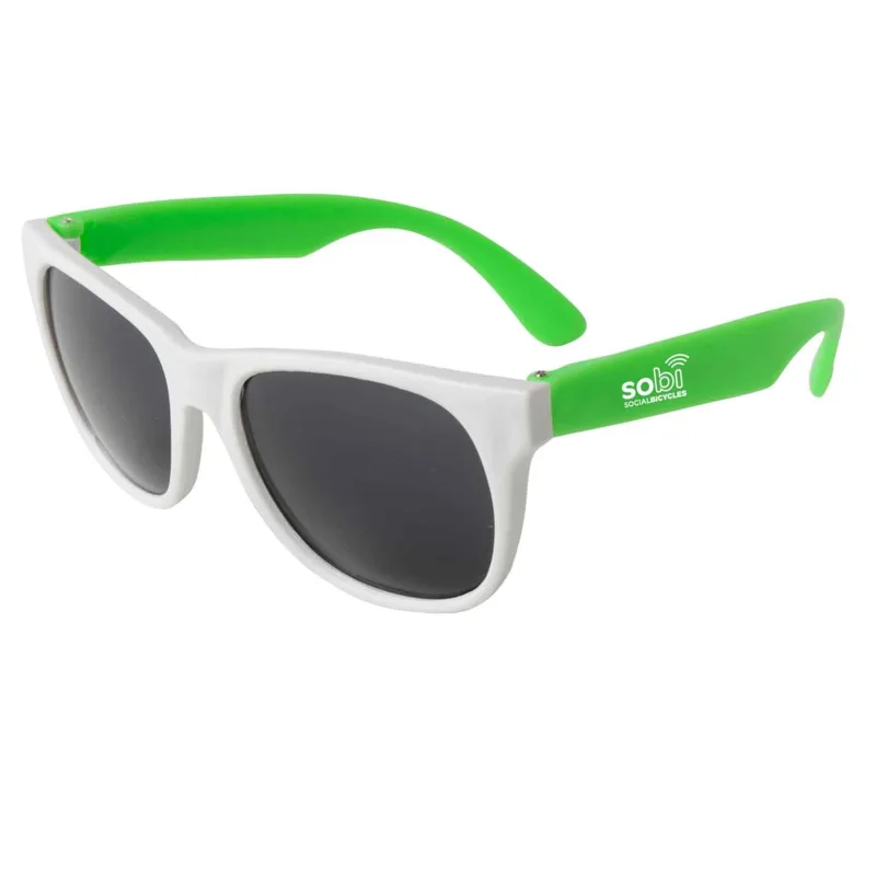 Neon Sunglasses: White Frame — view 3