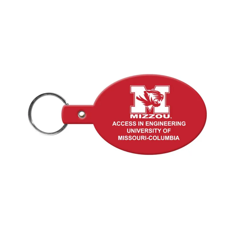 Oval Flexible Key Tag — view 2