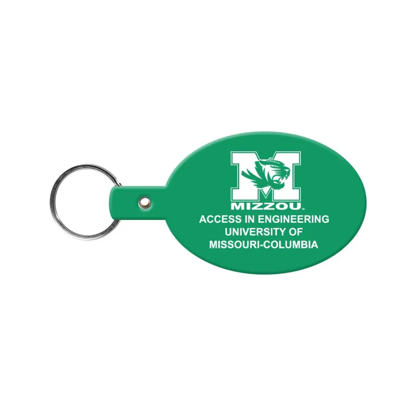 Oval Flexible Key Tag — view 4