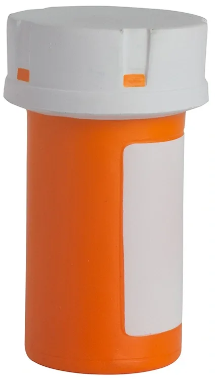 Custom Printed Pill Bottle Stress Reliever — view 5